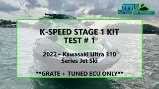 KSPEED STAGE 1 KIT - FIRST TEST - Intake Grate and ECU - 71 mph 2022+ Kawasaki Ultra 310 Jet Ski