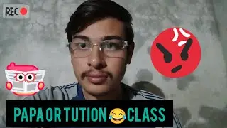 Papa Or Tution Class #comedy #series  #new krrish gajera | KgKigame