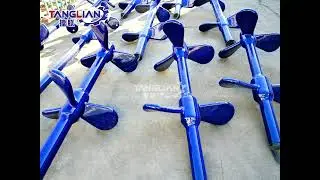 Glass lined mixing agitator