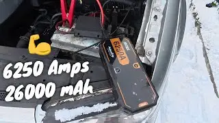 Незаменимый автомобильный аксессуар - пусковое устройство и внешний аккумулятор AdoreTrip 6250A.