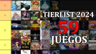 RANKING de MEJOR a PEOR - 59 JUEGOS TERMINADOS - 1a Mitad 2024 - Tier List de L0k0hgaming
