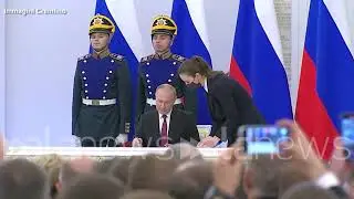 Putin firma i trattati di annessione delle regioni ucraine
