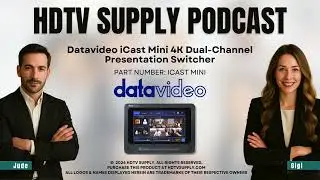 Datavideo iCast Mini 4K Dual-Channel Presentation Switcher