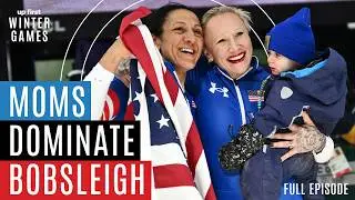 Elana Meyers Taylor and  Kaillie Armbruster Humphries. Moms make history in bobsleigh.