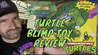 TMNT Playmates Turtle Blimp Toy Review!
