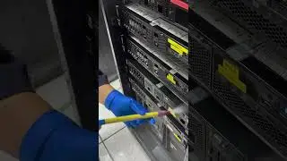 Server room cleanup. Have you cleaned the server before? #network #serverroom #datacenter