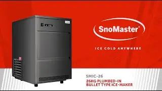 SnoMaster - 26Kg/24Hr Plumbed-In Bullet Type Ice-Maker (SMIC-26)