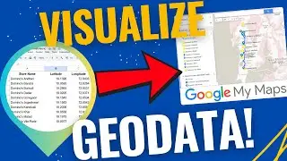 Visualize Location📍Data from Google Sheet or Excel or CSV | Google My Maps Tutorial