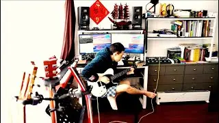 Guitar practice of Rock Guitar School by Katsumi Kobayshi for Intermediate Players No.2