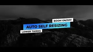 Lower Thirds Auto Self Resizing After Effects Templates