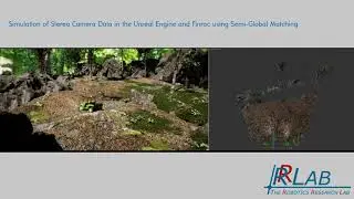 Simulation of Stereo Camera Data in the Unreal Engine and Finroc using Semi-Global Matching