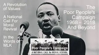 A Revolution In Values &bull; A National Call For Moral Revival &bull; In The Words of MLK