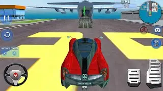 Multi Trailer Car Transport Sim - Cargo Airplane Pilot Car Transporter - Android Gameplay