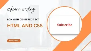 Box with centeral text using Html and Css || Beautiful Box shadow