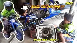 MANTAP !! BOCIL UDAH TAU PORTING,BIAR GAK KALAH SAMA F1ZR,,|| PORTING TRAIL MINI 2T