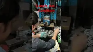 Unsafe Power Press Machine Operation #safetyfirst #safe