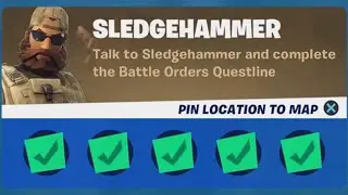 How To Do The BATTLE ORDERS Questline - Defeat A BOSS Cube Monster (New Sledgehammer Punchcard)