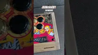 JMD Customs Signature Fightstick #juanminidiy #customarcadestick #customfightstick #woodworking