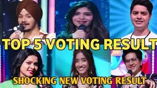 Top 5 New Voting Result # Indian idol season 16 # prince padhan