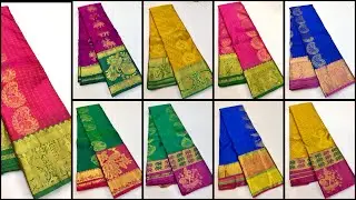 Low Budget Kanchipuram Silk Sarees || Below Rs.5000