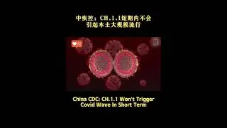 #China #CDC: CH 1 1 Won&rsquo;t Trigger #Covid Wave In Short Term #ch11