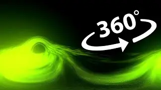 Falling Into a Green Black Hole (360&deg; VR video)