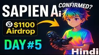 Sapien Ai FULL Guide -SapienAi Testnet Airdrop || listing date ? #day5