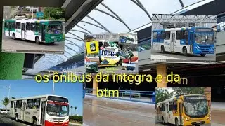 Os &ocirc;nibus da integra e da btm @VitorGameplays5813 