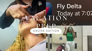 Vlog: Vacation Prep for Cruise + Lashes + packing + listerine liquor?