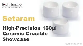 High-Precision 160&mu;l Ceramic Crucible | Ideal DSC Sample Pan at Red Thermo