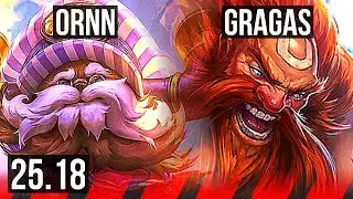 ORNN vs GRAGAS (TOP) | 5k comeback, 7/4/20, 34k DMG | TR Challenger | 25.18