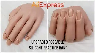 ALIEXPRESS Poseable Upgraded Silicone Practice Hand Unboxing and Review | Very Affordable