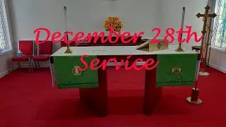 Worship Service at Lakeside  Lutheran Church, Littleton, North Carolina