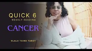 #cancerreading QUICK 6 NOV 6-10. INTUITIVE Tarot Reading: Sun, Moon, Rising, and Venus