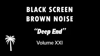 Very Deep Brown Noise, Black Screen, Tinnitus, Sleep, ADHD Focus