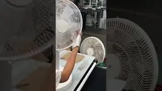 Floor fan production line inspection,#qualitycontrol #electrical products #Factory audit