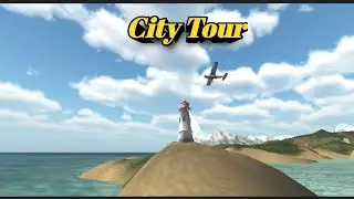 Flight Pilot || Took City Tour Passing Over Light Tower 🗼 #flightpilot #flightpilotsimulator