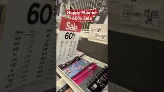 #happyplanner #plannercommunity #planner  Michael&rsquo;s Happy Planner 60% Planner Sale @YoYoFinds