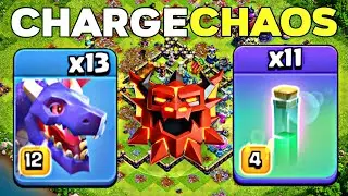 Insane TH17 Mass Dragon with RC Charge - Battle Ranked  Legend Push Attacks! Clash of Clans