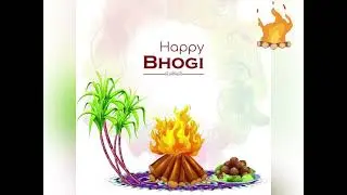 Happy Bhogi | Happy Bhogi gif WhatsApp Status | Bhogi Images | Bhogi Wishes | Pongal | #bhogi 👍