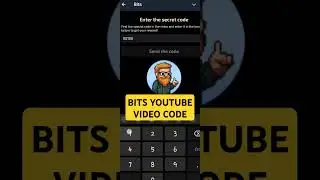 Bits Airdrop Youtube Video Code of The Day #bits #airdropalert #airdropupdates #videocode #mining