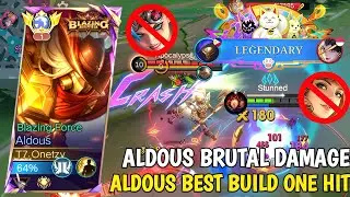 ALDOUS MODE CHEAT ONE HIT DAMAGE IS GONE🔥ALDOUS BEST BUILD 2025 ONE HIT - MOBILE LEGENDS