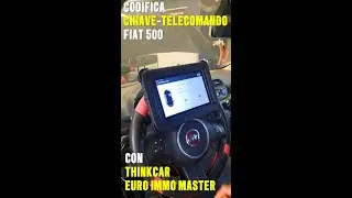 Codifica Chiave e Telecomando su FIAT 500 con Thinkcar Euro Immo Master