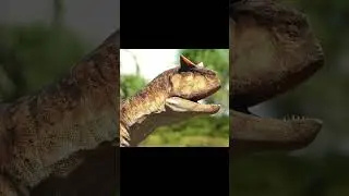 Carnotaurus mating call | Preview #dinosaur #jurassicworld #prehistoricplanet  #3d #blender
