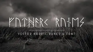 Display Font: Viking Nordic Runes Font