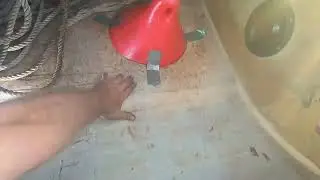Testing the anchor chain spreader cone