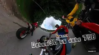 KTM DUKE 690 vs DUKE 790 awana