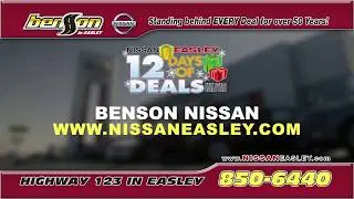 12 Days of Deals - Nissan Easley's Holiday Sales Event