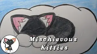 Mr  Fluffles on a Cloud