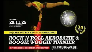 Rock’n’Roll – Jubiläumsturnier 30 Jahre Hot Rock Dancers Parndorf – Österreichische Meisterschaften
